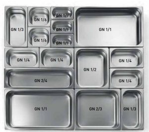 гастроємкості металеві