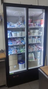 шафа 2х дверна холодильна в магазин