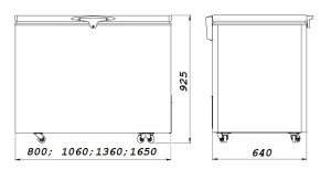 морозилка глуха кришка