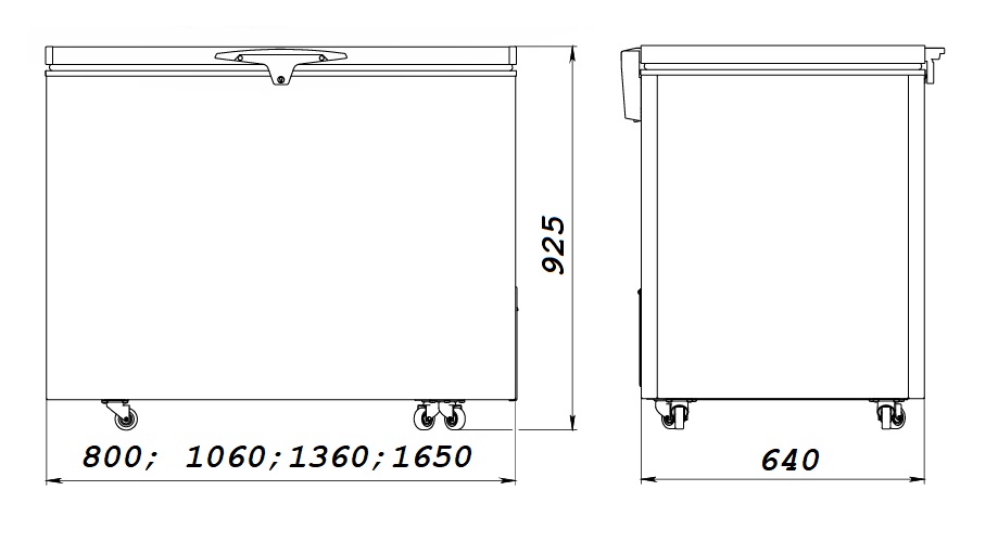 морозилка глуха кришка