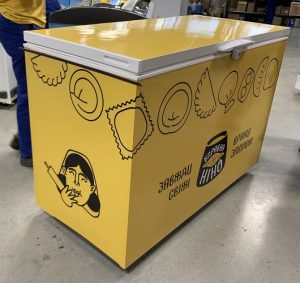 морозилка глуха кришка